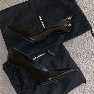 Saint Laurent Shoes - SAINT LAURENT BLACK OPYUM PATENT LEATHER PUMPS Saint Laurent Shoes - SAINT LAURENT BLACK OPYUM PATENT LEATHER PUMPS